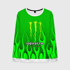 Мужской свитшот 3D с принтом MONSTER ENERGY в Белгороде, 100% полиэстер с мягким внутренним слоем | круглый вырез горловины, мягкая резинка на манжетах и поясе, свободная посадка по фигуре | energy | honda | mercedes | monster energy | porsche | racing | sport | toyota | автомобил | автомобильные | марка | машины | митсубиси | монстр | монстр энерджи | порше | спорт | тесла | тойота | хонда