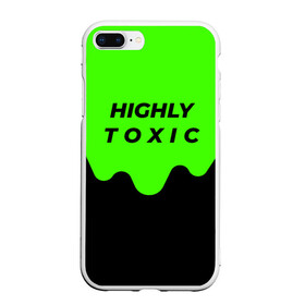 Чехол для iPhone 7Plus/8 Plus матовый с принтом HIGHLY toxic 0 2 в Белгороде, Силикон | Область печати: задняя сторона чехла, без боковых панелей | green | neon | street style | style | toxic