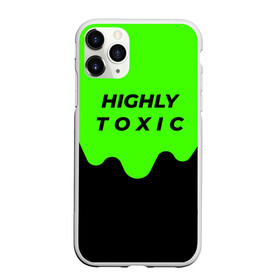 Чехол для iPhone 11 Pro Max матовый с принтом HIGHLY toxic 0 2 в Белгороде, Силикон |  | green | neon | street style | style | toxic