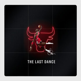 Магнитный плакат 3Х3 с принтом The Last Dance в Белгороде, Полимерный материал с магнитным слоем | 9 деталей размером 9*9 см | air | ball | basket | basketball | bulls | chicago | dance | jordan | jordans | jumpman | last | nba | sport | баскетбол | джордан | майкл | мяч | нба | последний | спорт | танец