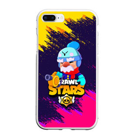 Чехол для iPhone 7Plus/8 Plus матовый с принтом BRAWL STARS GALE в Белгороде, Силикон | Область печати: задняя сторона чехла, без боковых панелей | bibi | brawl stars | coach mike | crow | gale | leon | leon shark | max | mecha crow | mortis | mr.p | phoenix | sally leon | sandy | spike | sprout | tara | unicorn | virus 8 bit | werewolf | ворон | оборотень