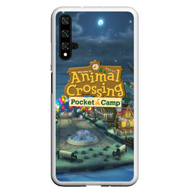 Чехол для Honor 20 с принтом ANIMAL CROSSING в Белгороде, Силикон | Область печати: задняя сторона чехла, без боковых панелей | Тематика изображения на принте: animal crossing:new horizons | game | nintendo | анимал кроссинг | животные | звери | игра | нинтендо | пересечение животных