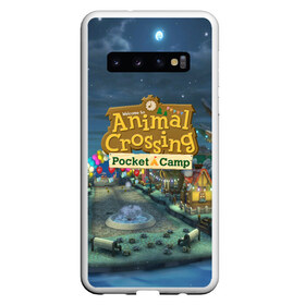 Чехол для Samsung Galaxy S10 с принтом ANIMAL CROSSING в Белгороде, Силикон | Область печати: задняя сторона чехла, без боковых панелей | Тематика изображения на принте: animal crossing:new horizons | game | nintendo | анимал кроссинг | животные | звери | игра | нинтендо | пересечение животных
