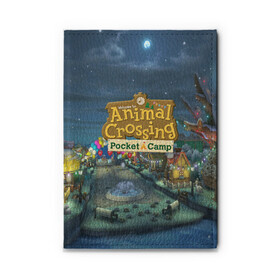 Обложка для автодокументов с принтом ANIMAL CROSSING в Белгороде, натуральная кожа |  размер 19,9*13 см; внутри 4 больших “конверта” для документов и один маленький отдел — туда идеально встанут права | Тематика изображения на принте: animal crossing:new horizons | game | nintendo | анимал кроссинг | животные | звери | игра | нинтендо | пересечение животных