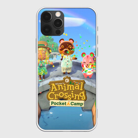 Чехол для iPhone 12 Pro с принтом ANIMAL CROSSING в Белгороде, силикон | область печати: задняя сторона чехла, без боковых панелей | animal crossing:new horizons | game | nintendo | анимал кроссинг | животные | звери | игра | нинтендо | пересечение животных