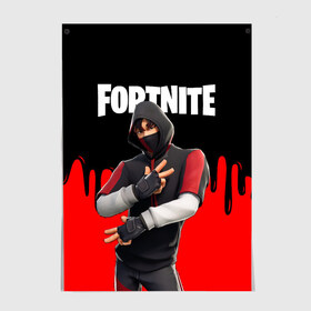 Постер с принтом FORTNITE x IKONIK в Белгороде, 100% бумага
 | бумага, плотность 150 мг. Матовая, но за счет высокого коэффициента гладкости имеет небольшой блеск и дает на свету блики, но в отличии от глянцевой бумаги не покрыта лаком | deadmau5 | fortnite | fortnite 2 | fortnite x маршмелло | ikonik | marshmello | ninja | ninja streamer | raven | travis scott | ворон | иконик | ниндзя | пили | рейвен | трэвис скотт | фортнайт