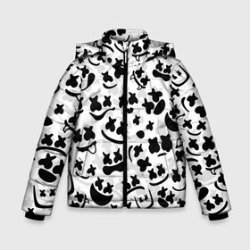 Зимняя куртка для мальчиков 3D с принтом MARSHMELLO FACE в Белгороде, ткань верха — 100% полиэстер; подклад — 100% полиэстер, утеплитель — 100% полиэстер | длина ниже бедра, удлиненная спинка, воротник стойка и отстегивающийся капюшон. Есть боковые карманы с листочкой на кнопках, утяжки по низу изделия и внутренний карман на молнии. 

Предусмотрены светоотражающий принт на спинке, радужный светоотражающий элемент на пуллере молнии и на резинке для утяжки | deadmau5 | fortnite | fortnite 2 | fortnite x маршмелло | ikonik | marshmello | ninja | ninja streamer | raven | travis scott | ворон | иконик | ниндзя | пили | рейвен | трэвис скотт | фортнайт