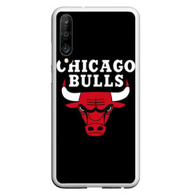 Чехол для Honor P30 с принтом CHICAGO BULLS в Белгороде, Силикон | Область печати: задняя сторона чехла, без боковых панелей | bulls | chicago | chicago bulls | nba | red bulls | usa | америка | быки | нба | сша | чикаго буллс