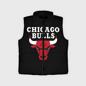 Детский жилет утепленный 3D с принтом CHICAGO BULLS | ЧИКАГО БУЛЛС в Белгороде,  |  | bulls | chicago | chicago bulls | nba | red bulls | usa | америка | быки | нба | сша | чикаго буллс