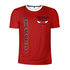 Мужская футболка 3D спортивная с принтом CHICAGO BULLS | ЧИКАГО БУЛЛС в Белгороде, 100% полиэстер с улучшенными характеристиками | приталенный силуэт, круглая горловина, широкие плечи, сужается к линии бедра | bulls | chicago | chicago bulls | nba | red bulls | usa | америка | быки | нба | сша | чикаго буллс