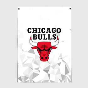 Постер с принтом CHICAGO BULLS в Белгороде, 100% бумага
 | бумага, плотность 150 мг. Матовая, но за счет высокого коэффициента гладкости имеет небольшой блеск и дает на свету блики, но в отличии от глянцевой бумаги не покрыта лаком | bulls | chicago | chicago bulls | nba | red bulls | usa | америка | быки | нба | сша | чикаго буллс