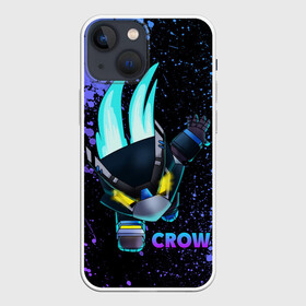 Чехол для iPhone 13 mini с принтом Brawl Stars CROW в Белгороде,  |  | 8 bit | 8 бит | bibi | brawl | brawl stars | crow | leon | spike | sprout | stars | бравл | бравл старс | браво старс | игра | компьютерная | кров | леон | онлайн | старс