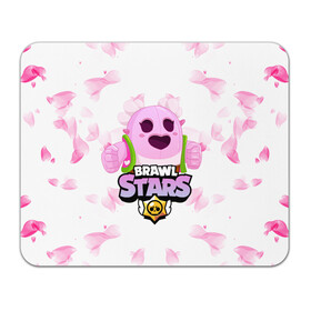 Коврик для мышки прямоугольный с принтом Sakura Spike Brawl Stars в Белгороде, натуральный каучук | размер 230 х 185 мм; запечатка лицевой стороны | brawl | brawl stars | sakura spike | spike | бравл | бравл кактус | бравл старс | кактус | сакура спайк | спайк | спайк бравл старс