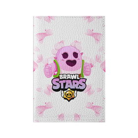 Обложка для паспорта матовая кожа с принтом Sakura Spike Brawl Stars в Белгороде, натуральная матовая кожа | размер 19,3 х 13,7 см; прозрачные пластиковые крепления | brawl | brawl stars | sakura spike | spike | бравл | бравл кактус | бравл старс | кактус | сакура спайк | спайк | спайк бравл старс