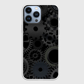 Чехол для iPhone 13 Pro Max с принтом Механизмы в Белгороде,  |  | hi tech | steampunk | брутальные | брутальный | инженер | инжинер | искусство механизмов | механизм | механизмы | стимпанк | текстура | черные шестерёнки | шестеренки | шестерни | я инженер
