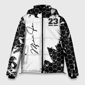 Мужская зимняя куртка 3D с принтом Michael Jordan 23 в Белгороде, верх — 100% полиэстер; подкладка — 100% полиэстер; утеплитель — 100% полиэстер | длина ниже бедра, свободный силуэт Оверсайз. Есть воротник-стойка, отстегивающийся капюшон и ветрозащитная планка. 

Боковые карманы с листочкой на кнопках и внутренний карман на молнии. | 23 | bulls | chicago | jeffrey | jordan | michael | mvp | space jam | майкл джордан | чикаго буллз