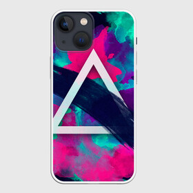 Чехол для iPhone 13 mini с принтом Абстракция в Белгороде,  |  | abstraction | texture | theme | triangle | абстракция | детская | женская | иллюстрация | мужская | обои | текстура | тематические | треугольник | фон