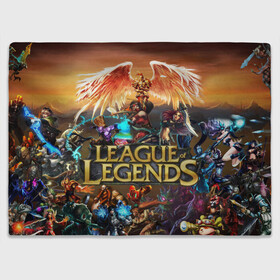 Плед 3D с принтом League of Legends в Белгороде, 100% полиэстер | закругленные углы, все края обработаны. Ткань не мнется и не растягивается | art | dota | dota 2 | fan | game | hero | league | league of legends | legends | lol | moba | mobile legend | riot game | герои | детские | дота | женские | игра | моба | мужские