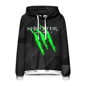 Мужская толстовка 3D с принтом MONSTER ENERGY (Z) в Белгороде, 100% полиэстер | двухслойный капюшон со шнурком для регулировки, мягкие манжеты на рукавах и по низу толстовки, спереди карман-кенгуру с мягким внутренним слоем. | black monster | bmx | claw | cybersport | energy | monster | monster energy | moto | motocross | race | sport | киберспорт | когти | монстер энерджи | монстр | мото | мотокросс | ралли | скейтбординг | спорт | то | энергия