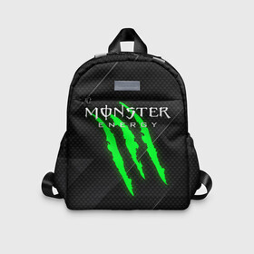 Детский рюкзак 3D с принтом MONSTER ENERGY (Z) в Белгороде, 100% полиэстер | лямки с регулируемой длиной, сверху петелька, чтобы рюкзак можно было повесить на вешалку. Основное отделение закрывается на молнию, как и внешний карман. Внутри дополнительный карман. По бокам два дополнительных кармашка | black monster | bmx | claw | cybersport | energy | monster | monster energy | moto | motocross | race | sport | киберспорт | когти | монстер энерджи | монстр | мото | мотокросс | ралли | скейтбординг | спорт | то | энергия