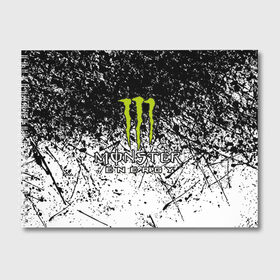 Альбом для рисования с принтом MONSTER ENERGY (Z) в Белгороде, 100% бумага
 | матовая бумага, плотность 200 мг. | black monster | bmx | claw | cybersport | energy | monster | monster energy | moto | motocross | race | sport | киберспорт | когти | монстер энерджи | монстр | мото | мотокросс | ралли | скейтбординг | спорт | то | энергия