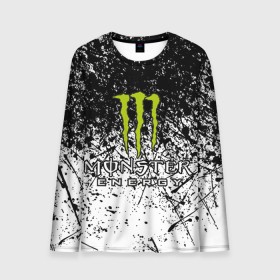 Мужской лонгслив 3D с принтом MONSTER ENERGY (Z) в Белгороде, 100% полиэстер | длинные рукава, круглый вырез горловины, полуприлегающий силуэт | Тематика изображения на принте: black monster | bmx | claw | cybersport | energy | monster | monster energy | moto | motocross | race | sport | киберспорт | когти | монстер энерджи | монстр | мото | мотокросс | ралли | скейтбординг | спорт | то | энергия