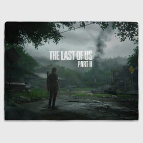 Плед 3D с принтом The last of Us 2 в Белгороде, 100% полиэстер | закругленные углы, все края обработаны. Ткань не мнется и не растягивается | dog | game | last of us | survival | the last of us | the last of us 2 | tlou | выживание | игра | последний из нас