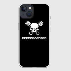 Чехол для iPhone 13 с принтом Grenzgaenger в Белгороде,  |  | grenzgaenger | авто | байк | байкер | гонки | гонщик | двигатель | механик | мото | поршень | череп