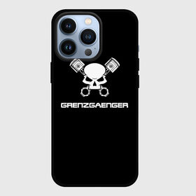 Чехол для iPhone 13 Pro с принтом Grenzgaenger в Белгороде,  |  | grenzgaenger | авто | байк | байкер | гонки | гонщик | двигатель | механик | мото | поршень | череп
