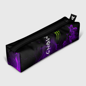 Пенал 3D с принтом MONSTER ENERGY в Белгороде, 100% полиэстер | плотная ткань, застежка на молнии | black monster | bmx | claw | cybersport | energy | monster | monster energy | moto | motocross | race | sport | киберспорт | когти | монстер энерджи | монстр | мото | мотокросс | ралли | скейтбординг | спорт | энергия