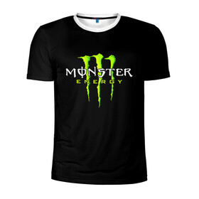 Мужская футболка 3D спортивная с принтом MONSTER ENERGY в Белгороде, 100% полиэстер с улучшенными характеристиками | приталенный силуэт, круглая горловина, широкие плечи, сужается к линии бедра | Тематика изображения на принте: black monster | bmx | claw | cybersport | energy | monster | monster energy | moto | motocross | race | sport | киберспорт | когти | монстер энерджи | монстр | мото | мотокросс | ралли | скейтбординг | спорт | энергия