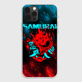 Чехол для iPhone 12 Pro Max с принтом CYBERPUNK 2077 SAMURAI в Белгороде, Силикон |  | cd project red | cyberpunk 2077 | demon | keanu reeves | samurai | smile | демон | киану ривз | киберпанк 2077 | самураи | смайл