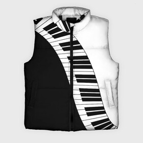 Мужской жилет утепленный 3D с принтом Piano  Пианино в Белгороде,  |  | black | piano | white | белая | белое | инструмент | клавиши | клавишы | музыка | музыкальный | музыкант | ноты | пиан | пианино | подарок | прикол | текстура | фортепиано | чб | черная | черно | черно белое