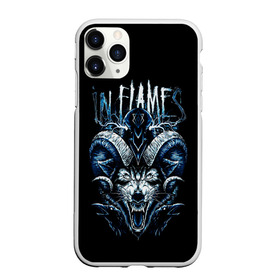 Чехол для iPhone 11 Pro матовый с принтом IN FLAMES в Белгороде, Силикон |  | alternative | hardcore | in flames | punk | rock | usa | wolf | альтернатива | волк | панк | рок
