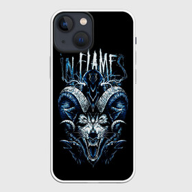 Чехол для iPhone 13 mini с принтом IN FLAMES в Белгороде,  |  | alternative | hardcore | in flames | punk | rock | usa | wolf | альтернатива | волк | панк | рок