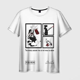 Мужская футболка 3D с принтом Шаман кинг в Белгороде, 100% полиэфир | прямой крой, круглый вырез горловины, длина до линии бедер | Тематика изображения на принте: king | shaman | амедамару | амидамару | аниме | асакура | дух | ё | йо | король | лен | морти | призрак | рио | самурай | стиль | тао | трей | шаман | япония | японский