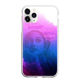 Чехол для iPhone 11 Pro матовый с принтом Ariana Grande Thank You Next в Белгороде, Силикон |  | ariana grande | art | lyrics | music | singer | sketch | sky | song | space | thank you | ариана гранде | арт | вселенная | музыка | небо | песня | рисунок | спасибо | стихи | текст