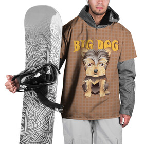 Накидка на куртку 3D с принтом Большой пёс в Белгороде, 100% полиэстер |  | домашние животные | йоркширский терьер | собака | щенок