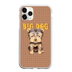 Чехол для iPhone 11 Pro матовый с принтом Большой пёс в Белгороде, Силикон |  | Тематика изображения на принте: домашние животные | йоркширский терьер | собака | щенок