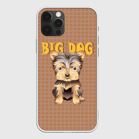 Чехол для iPhone 12 Pro Max с принтом Большой пёс в Белгороде, Силикон |  | Тематика изображения на принте: домашние животные | йоркширский терьер | собака | щенок