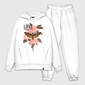 Мужской костюм хлопок OVERSIZE с принтом Love made me do it в Белгороде,  |  | fashion | love | бабочка | букет | влюблена | заставила | кокон | любить | любовь | насекомое | о любви | пафос | пафосная | поступок | роза | розы | фраза | цветов | цветы | цитата