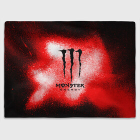 Плед 3D с принтом MONSTER ENERGY в Белгороде, 100% полиэстер | закругленные углы, все края обработаны. Ткань не мнется и не растягивается | energy | monster energy | монстр | монстр энерджи