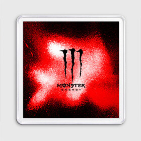 Магнит 55*55 с принтом MONSTER ENERGY в Белгороде, Пластик | Размер: 65*65 мм; Размер печати: 55*55 мм | Тематика изображения на принте: energy | monster energy | монстр | монстр энерджи