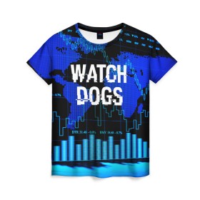 Женская футболка 3D с принтом Watch Dogs в Белгороде, 100% полиэфир ( синтетическое хлопкоподобное полотно) | прямой крой, круглый вырез горловины, длина до линии бедер | ded sec | game | name | ubisoft | watch dogs | watch dogs 2 | watch dogs legion | город | девушка | дрон | игры | имена | компьютеры | пистолет | телефон | технологии | хакер | юби
