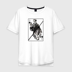 Мужская футболка хлопок Oversize с принтом Кингсман в Белгороде, 100% хлопок | свободный крой, круглый ворот, “спинка” длиннее передней части | Тематика изображения на принте: kingsman | manners maketh man | кингсман
