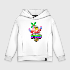 Детское худи Oversize хлопок с принтом BRAWL STARS TROPICAL SPROUT. в Белгороде, френч-терри — 70% хлопок, 30% полиэстер. Мягкий теплый начес внутри —100% хлопок | боковые карманы, эластичные манжеты и нижняя кромка, капюшон на магнитной кнопке | brawl stars | crow | gale | leon | leon shark | max | mr.p | sally leon | shark | sprout | tara | tropical sprout | virus 8 bit | werewolf leon | акула | берли | бравл старс | ворон | макс | оборотень