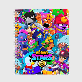 Тетрадь с принтом BRAWL STARS MORTIS в Белгороде, 100% бумага | 48 листов, плотность листов — 60 г/м2, плотность картонной обложки — 250 г/м2. Листы скреплены сбоку удобной пружинной спиралью. Уголки страниц и обложки скругленные. Цвет линий — светло-серый
 | bibi | brawl stars | coach mike | crow | gale | leon | leon shark | max | mecha crow | mortis | mr.p | phoenix | sally leon | sandy | spike | sprout | tara | unicorn | virus 8 bit | werewolf | ворон | оборотень