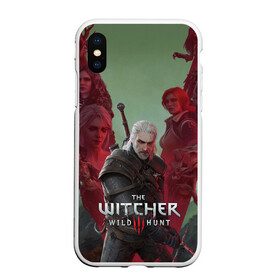 Чехол для iPhone XS Max матовый с принтом The Witcher 5-летие в Белгороде, Силикон | Область печати: задняя сторона чехла, без боковых панелей | blood and wine | cd project red | games | geralt | hearts of stone | the witcher | wild hunt | ведьмак | геральт | дикая охота | игры | йеннифер | каменные сердца | кровь и вино | трисс | цири