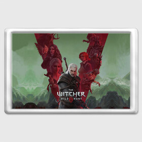 Магнит 45*70 с принтом The Witcher 5-летие в Белгороде, Пластик | Размер: 78*52 мм; Размер печати: 70*45 | blood and wine | cd project red | games | geralt | hearts of stone | the witcher | wild hunt | ведьмак | геральт | дикая охота | игры | йеннифер | каменные сердца | кровь и вино | трисс | цири