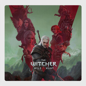 Магнитный плакат 3Х3 с принтом The Witcher 5-летие в Белгороде, Полимерный материал с магнитным слоем | 9 деталей размером 9*9 см | blood and wine | cd project red | games | geralt | hearts of stone | the witcher | wild hunt | ведьмак | геральт | дикая охота | игры | йеннифер | каменные сердца | кровь и вино | трисс | цири